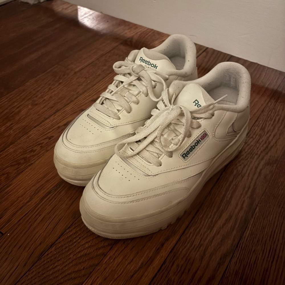 Reebok Women's Club C Extra Shoes - White - Only worn once!